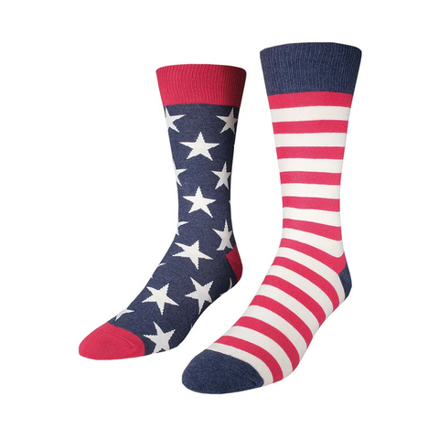 American US Flag Socks