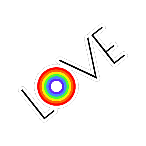 LGBT Pride Love Vinyl Car Sticker
