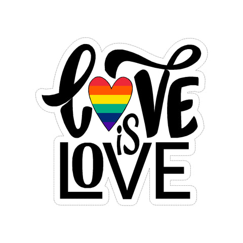 Love Is Love LGBT Vinyl Car Sticker
