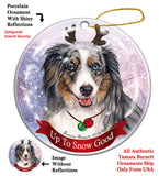 Australian Shepherd Howliday Dog Christmas Ornament