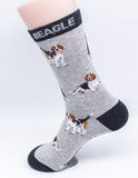 Beagle Dog Novelty Socks