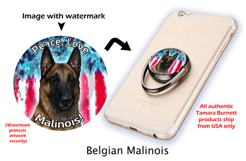 Belgian Malinois Phone Buddy Cellphone Ring Stand