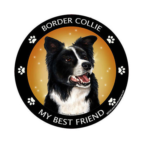 Border Collie My Best Friend Dog Breed Magnet