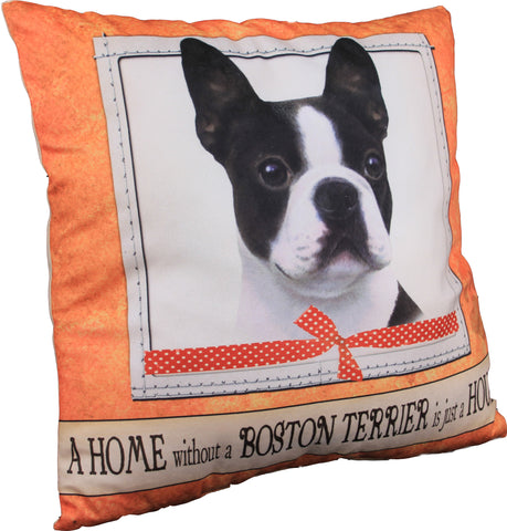 Boston Terrier Dog Breed Throw Pillow