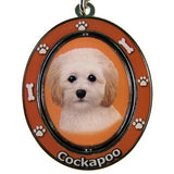 Cockapoo Dog Spinning Keychain