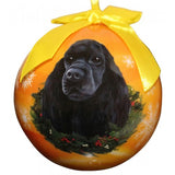 Cocker Spaniel Black Shatterproof Dog Breed Christmas Ornament