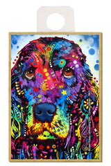 Australian Cattle Dog Dean Russo Wood Dog Magnet