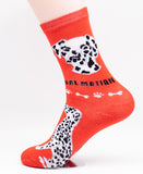 Dalmatian Dog Breed Foozy Novelty Socks