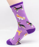 Doggy Style Socks Purple