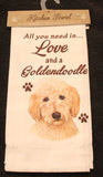 Goldendoodle Dish Towel
