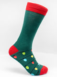 Golden Retriever Assorted Christmas Socks Green