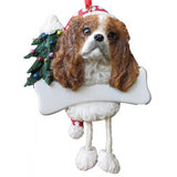 Dangling Leg Cavalier King Charles Spaniel Dog Christmas Ornament
