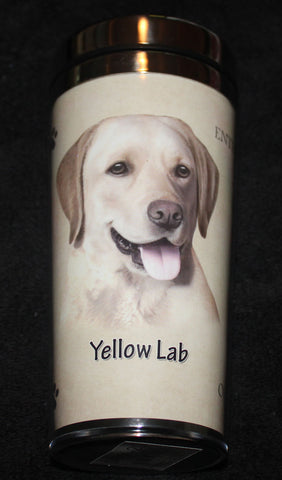 Labrador Yellow Stainless Steel Travel Tumbler