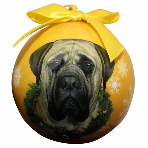 Mastiff Shatterproof Dog Breed Christmas Ornament