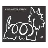 K Line Scottish Terrier Dog Car Window Decal Tattoo
