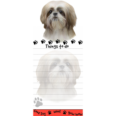 Shih Tzu Tan Puppy List Stationery Notepad