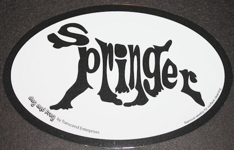English Springer Spaniel Euro Dog Breed Car Sticker Decal