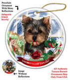 Yorkshire Terrier Yorkie Howliday Dog Christmas Ornament
