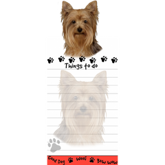 Yorkshire Terrier Yorkie List Stationery Notepad