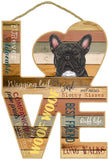 French Bulldog Love Sign