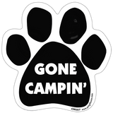 Gone Camping Dog Paw Magnet