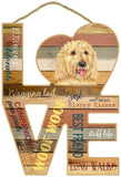 Labradoodle Assorted Love Sign