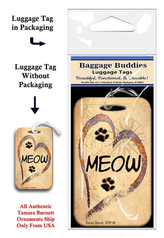 Meow Woof Baggage Buddy Luggage Tag