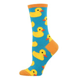 Rubber Ducky Socks Women's Blue