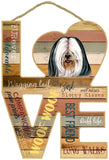 Tibetan Terrier Assorted Love Sign