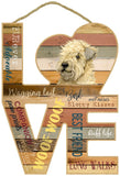 Wheaten Terrier Love Sign