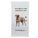 Labrador Yellow Dish Towel