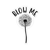 Blow Me Dandelion Flower Vinyl Car Sticker