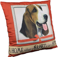 Basset Hound Dog Breed Throw Pillow
