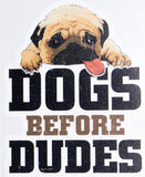 Dogs Before Dudes Vinyl Car Sticker