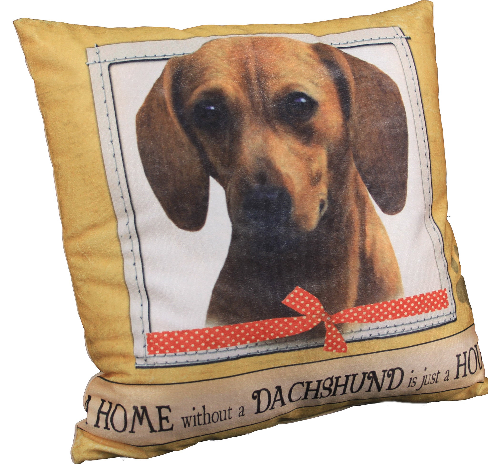Dachshund Red Dog Breed Throw Pillow