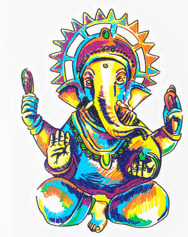 Ganesh Elephant Head Hindu God Vinyl Car Sticker
