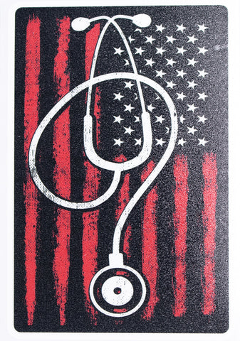 Nurse Flag Vinyl Car Sticker