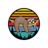 Relaxing Sloth Assorted Vinyl Car Sticker