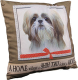 Shih Tzu Puppy Tan Dog Breed Throw Pillow