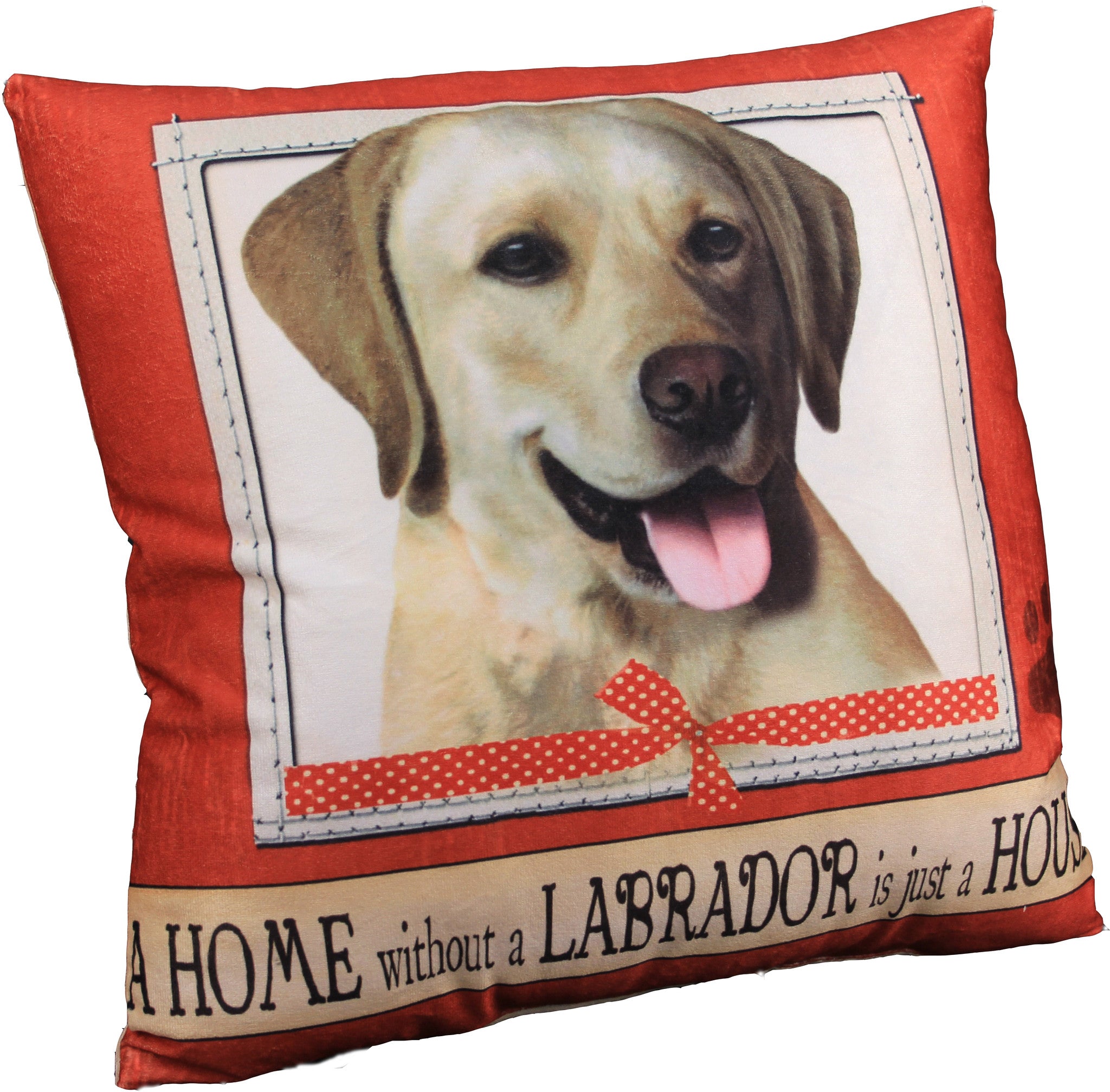 Labrador Retriever Yellow Dog Breed Throw Pillow