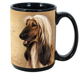Faithful Friends Afghan Hound Dog Breed Coffee Mug