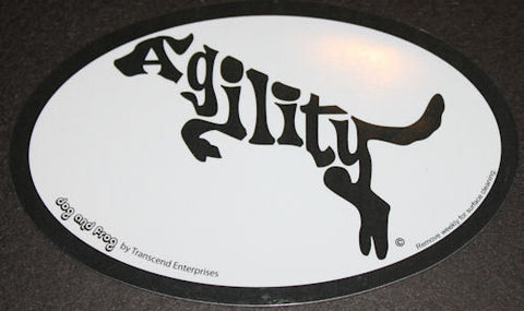 Agility Euro Dog Breed Car Sticker Decal