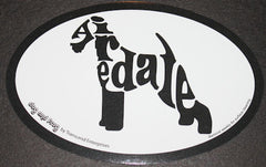 Airedale Terrier Euro Dog Breed Car Sticker Decal