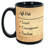 Faithful Friends Akita Dog Breed Coffee Mug