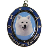 American Eskimo Dog Spinning Keychain