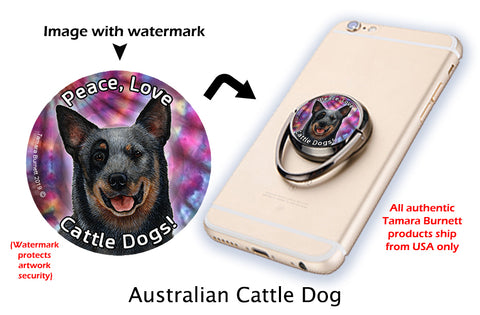 Australian Cattle Dog Phone Buddy Cellphone Ring Stand