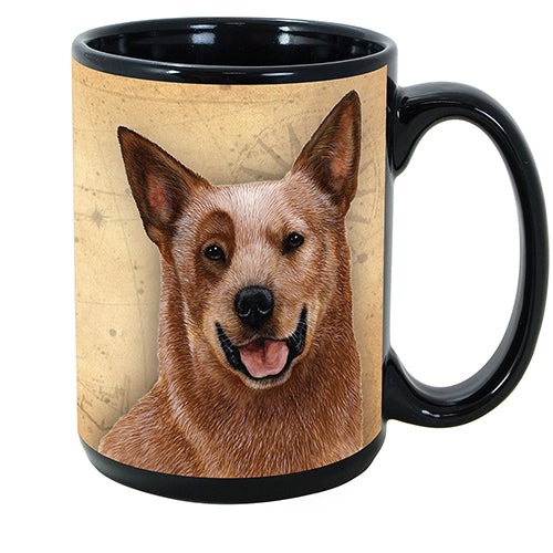 Faithful Friends Australian Cattle Dog Red Dog Breed Coffee Mug