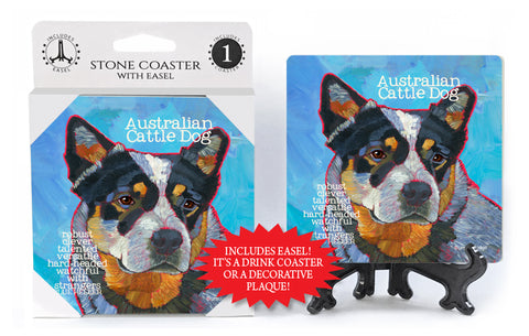 Australian Cattle Dog Ursula Dodge Drink Coaster