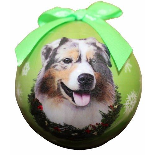 Australian Shepherd Dog Breed Christmas Ornament