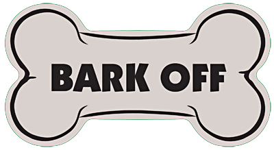 Bark Off Dog Bone Car Sticker | Doggy Style Gifts